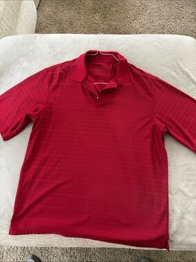 Walter Hagen Red Short-Sleeve Polo Shirt